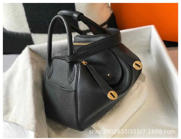 

tc luxury designer bags original cow leather wax thread hand-stitched classic lindys 26cm bag doctor portable shoulder for women 3 3zbh