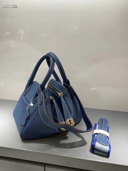 

bags original designer 2021 luxury new lychee lindys bag mini leather women's doctor's hand one shoulder portable pillow 7 xxjn