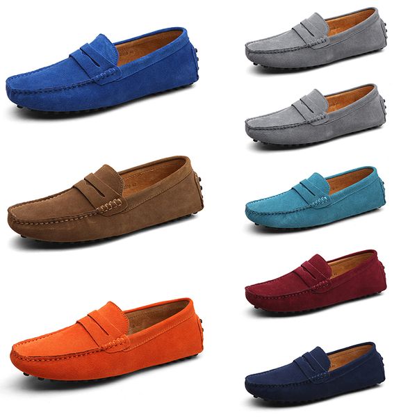 

men casual shoes solid color black breathable popular silvers taupe dlives grey blue orange jogging walkings low soft multi leather mens sne