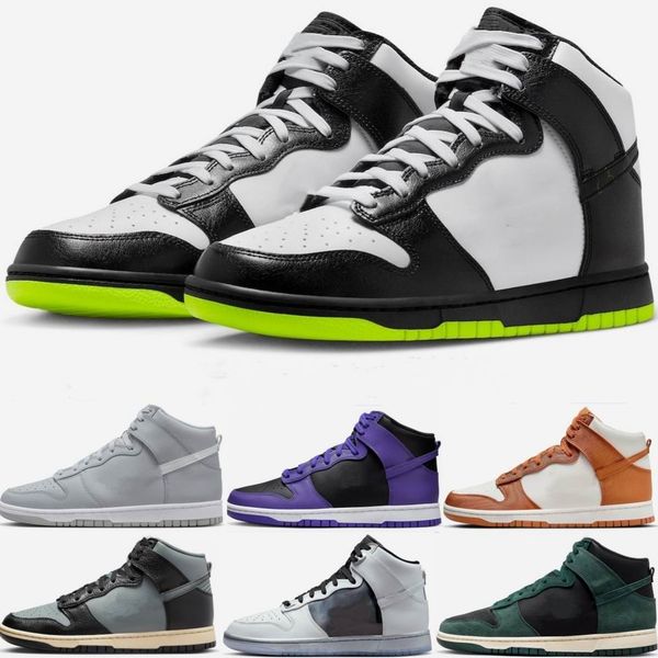 

dunks high mens basketball shoes classics-smoke grey black faded spruce electric white palomino university blue oxygen purple monarch sail c