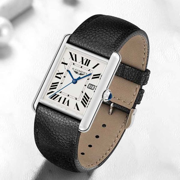 

women watches luxury ladies square fashion accessory quartz mechanical movement swiss series watch women's fully automatic waterproof t, Slivery;golden