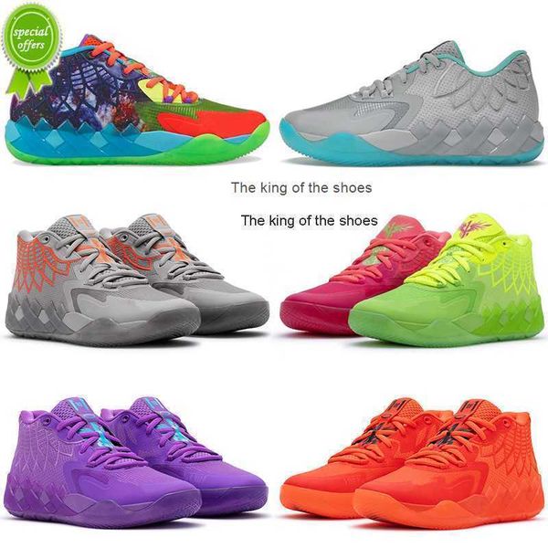 

2023lamelo shoes lamelo sports basketball shoes sneakers outdoor trainers ball mb.01 mens 3 balls be you ufo rock ridge red rick and mortyla, Black