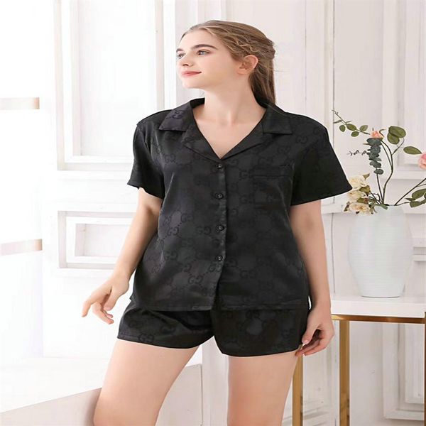 

2 pieces set womens sleepwear robes satin lace pajamas suits mujer pyjamas for women nightdress female sleep lounge301w, Black;red