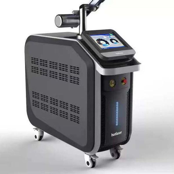 

medical and beauty use picosecond laser tattoo rmeoval machine tattoo removal lazer pigmentation treatment pico focus spot removal machine, Black