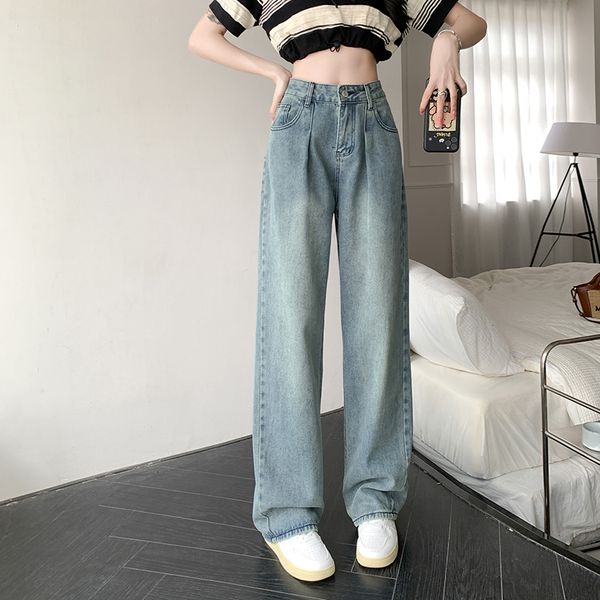 

women's jeans ilares baggy jeans woman wide pants cowboy pants for women clothing y2k jeans women's clothing high waisted jeans wo, Blue