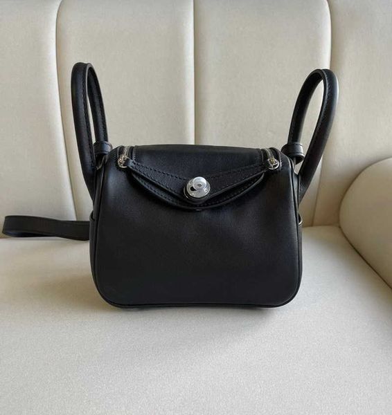

bags original designer 2023h luxury new swift layer cow leather mini lindys bag medicine case single shoulder messenger small square doctor