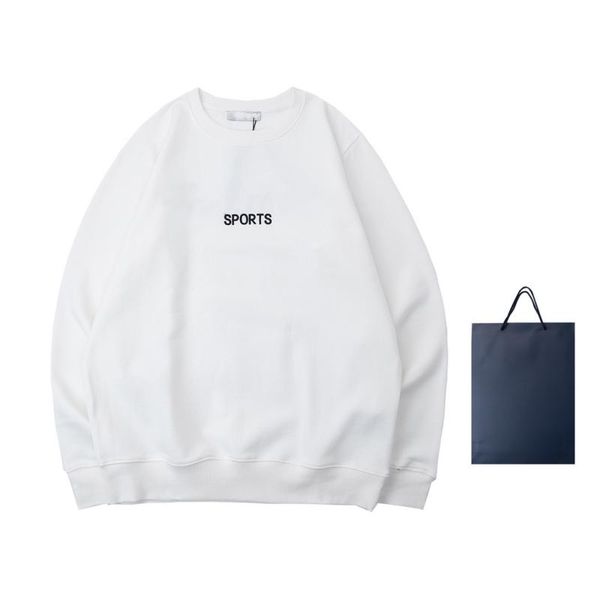 

brand sweatshirt set loose sweatshirt without cap men's sportswear street style black and white two colors high quality
