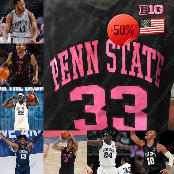 

basketball jerseys ncaa penn state basketball jersey seth lundy sam sessoms john harrar myles dread irekefe oweh caleb dorsey greg lee, Black;red