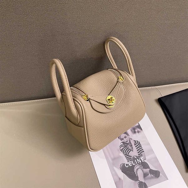 

home luxury designer bags original h 2023 new lychee grain lindys bag doctor women's one shoulder messenger hand mini medicine case svi