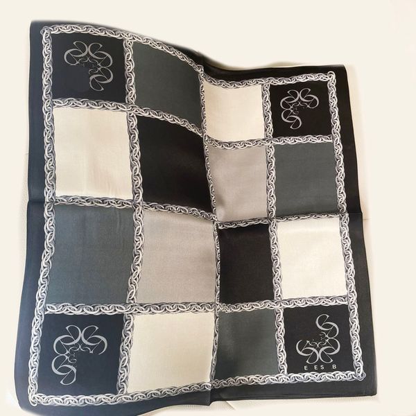 

women luxurious silk square scarves princess style pashmina exquisite flower patterns fashion versatile lovers accessories new shawl 53x53cm, Blue;gray