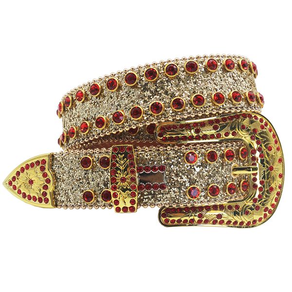 

punk bb rhinestone simon western rhinestones belts for men casual diamond bling bling studded belts cinturones para hombre sintirones mujer, Black;brown
