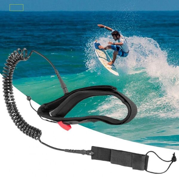 

360 degrees rotation anti-winding surfing waist rope adjustable band rotatable retractable surfboard leash for sea