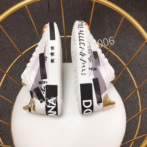 

2023 mens italy bee casual shoes women white flat leather shoe green red stripe embroidered snake couples trainers, Black