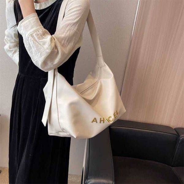 

handbag 2023 fashion women's bag leather quality fashionable shoulder bags literary large-capacity underarm spring student leisure simp