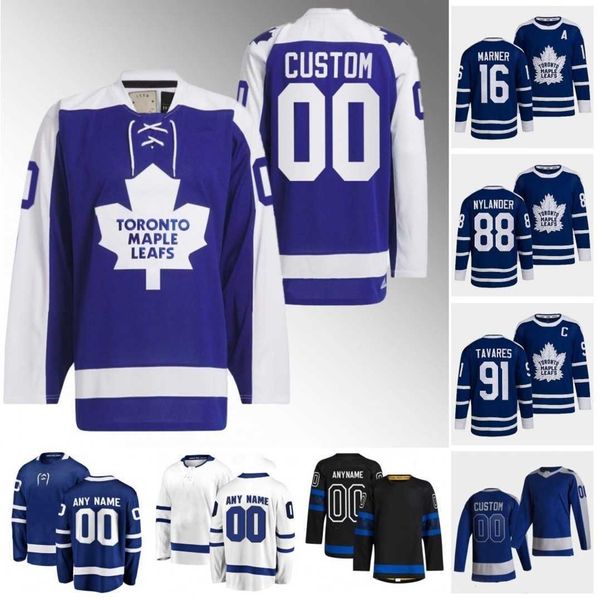 

team classics 90 ryan o'reilly reverse retro hockey jersey 34 auston matthews william nylander morgan rielly john tavares jake muzzin w, Black;red