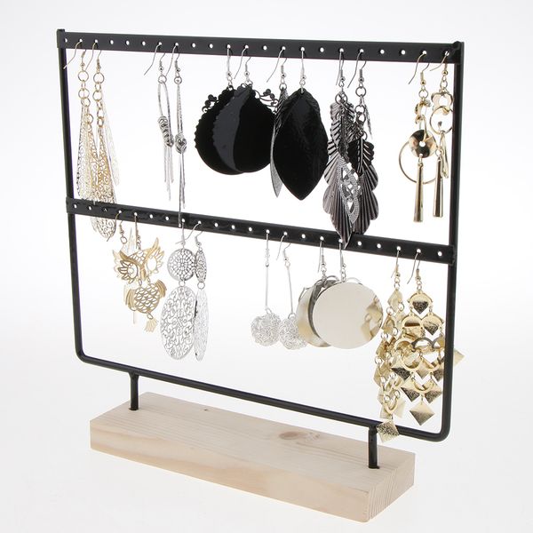 

jewelry boxes earring organizer jewelry display rack stand dangle and hook earrings haning showcase for home decor 230310, Black;white