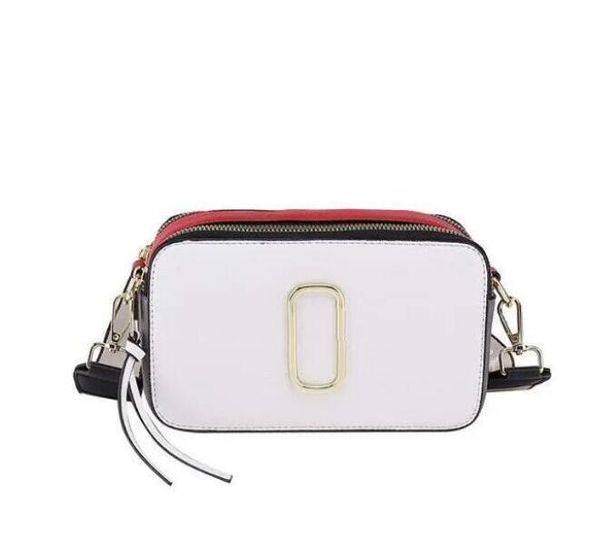 

designer fashion bag handbag famous totes marc snapscamera small crossbody purse women shoulder bags messenger cross body h03012, Red;black