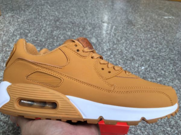

max 90 sneaker running shoes for men, qualiy high cut leather athletic sport sneakers size 40-46