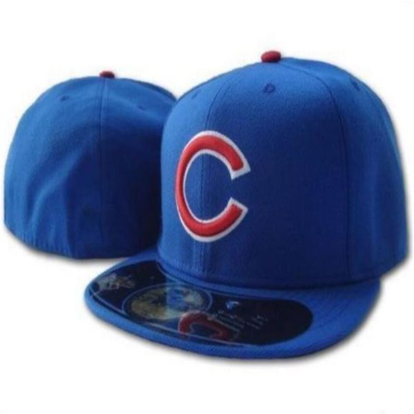 

2021 chicago city men's team baseball full closed caps summer royal blue red c letter gorras bones men women casual outdoor s249g, Blue;gray