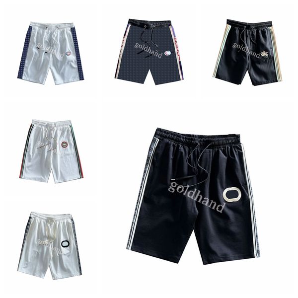 

fashion man jog shorts designer tide printed beach shorts summer quick drying sports shorts mans swim shorts, White;black
