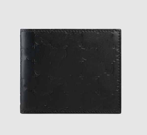 

men's short folding signature wallet double-fold wallet 473916, Red;black