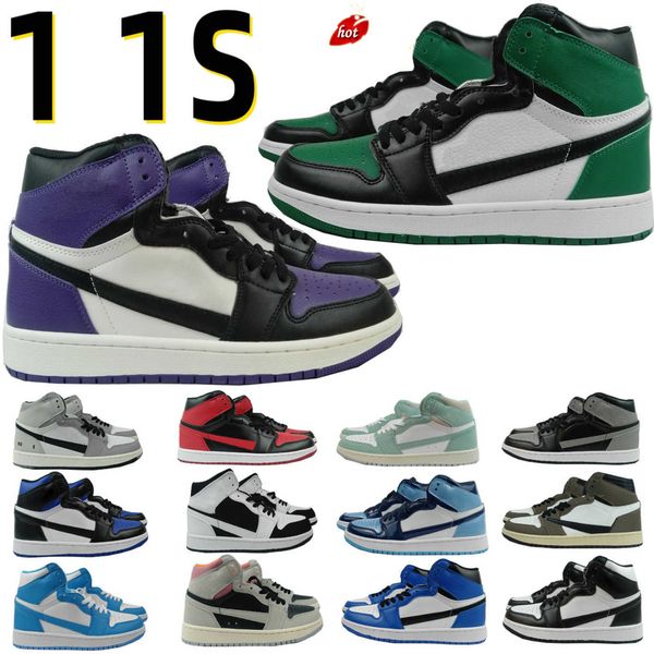 

j4s og jumpman 1 1s outdoor basketball shoes classic designer sneakers comfortable trainers casual mens womens white black sports running sh
