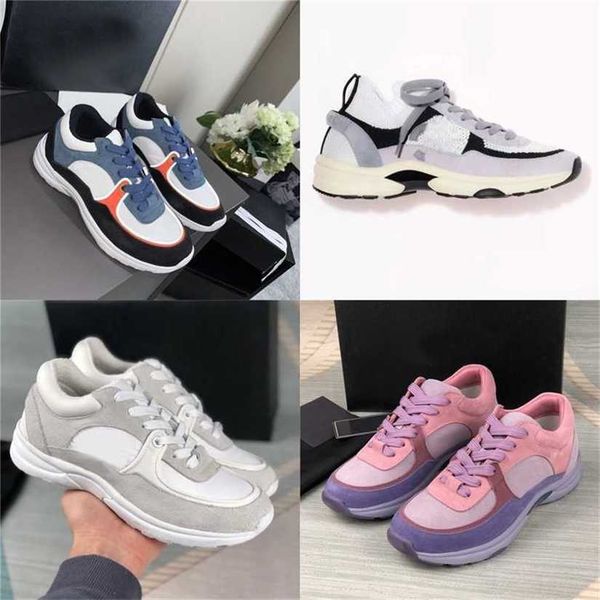 

designer sneakers calfskin casual shoes reflective shoes vintage suede leather trainers all-match stylist sneaker patchwork leisure shoe gfz, Black