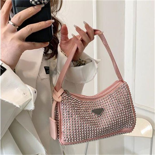 

fashion designers evening bags luxury rhinestone handbags women crossbody bags messenger bag shoulder bag classic purse zipper woman chest w