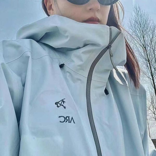 

beta series designer jackets men women spring autumn thin section hooded sweatshirt arc jacket mens clothing windproof waterproof sportswear, Black;brown