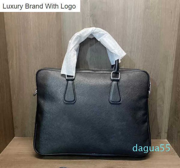 

l bag 2023 handbags luxury designers men's briefcase business totes casual messenger travel bags black shoulder i549