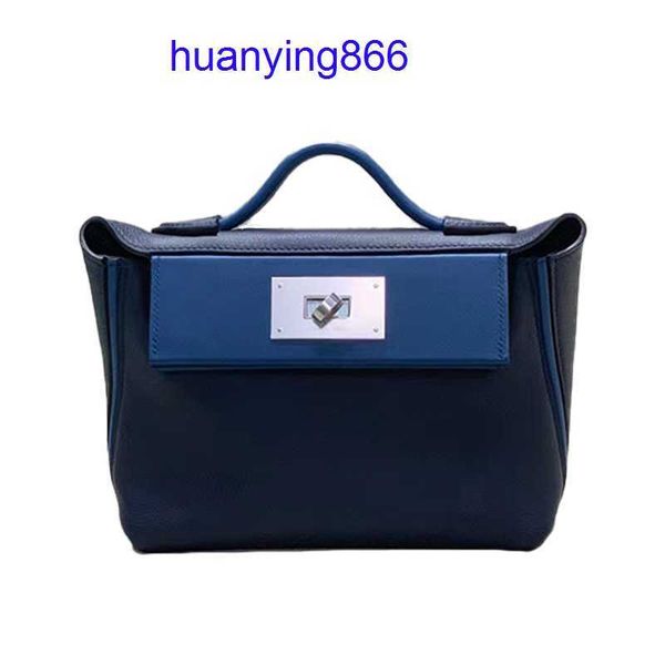

original edition 8a designer herms's bags for woman 2023 new h family 2424 mini kaili handmade waxed cow leather dumplings portabl
