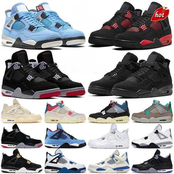 

j4s og jumpman 4 retro basketball shoes diy 4s unc black cat university blue what the taupe haze white cement women pure royalty tattoo red