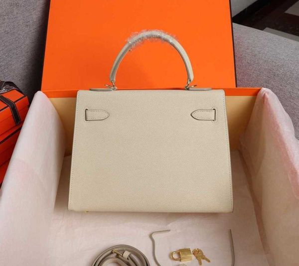 

7a princess 17 colors woman shoulder bags espom designer 22cm 25cm 28cm lady genuine leather tote handbag 001 straps