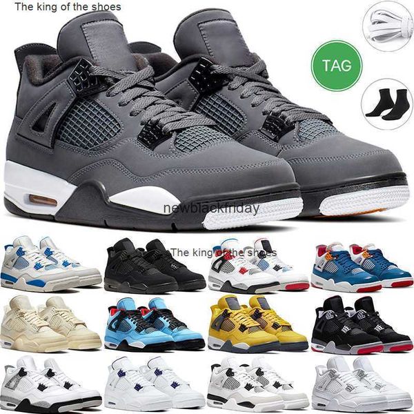 

j4s og2023 og 4 4s retro basketball shoes military black cat university blue sail white oreo red thunder room bred cool grey flight midnight