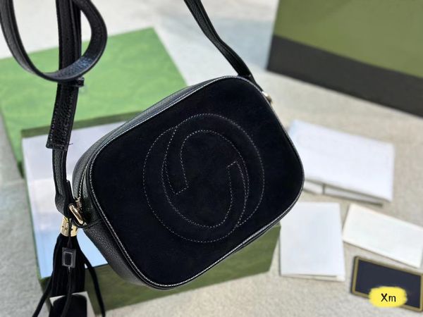 

luxury designer bag fashion leather women's shoulder bag women's purse classic letter camera bag belt box wholesale
