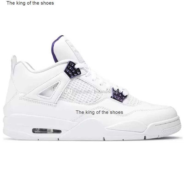 

j4s og2023 og men women basketball shoes sneakers jumpman 4s 4 purple metallic ct8527 115 designer platform mens woman