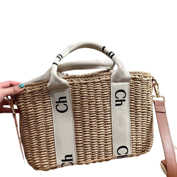

2023 raffia knit tote bag designer for women luxurys large totes beach bags crossbody clutch fashion shoulder bag designers handbags purses