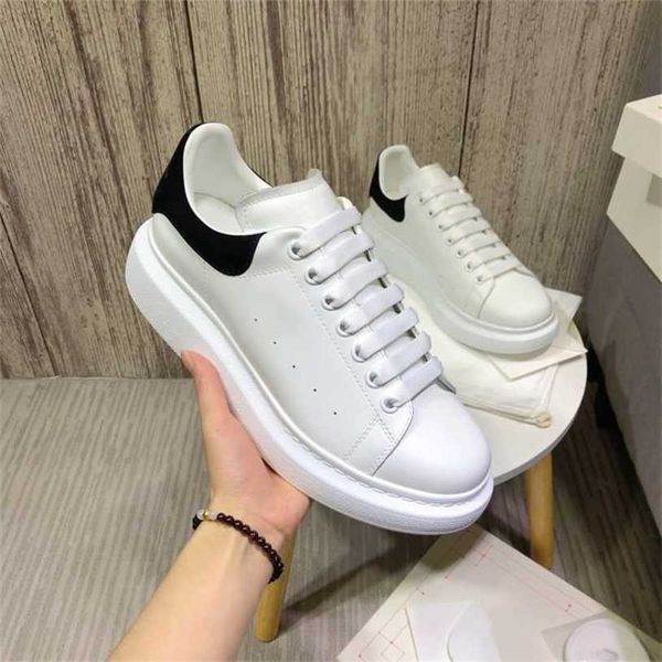 

Casual Shoes Designer Leather Lace Up Plate-Forme Men Fashion Platform Sneakers White Black Mens Womens Luxury Velvet Suede Size 35-46 BW32, Amq-30