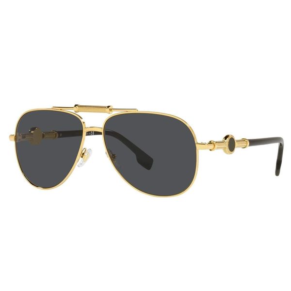 

2023 new luxury designer sunglasses for women men attitude sunglasses gold frame pilot metal frame vintage style outdoor design classical mo, White;black
