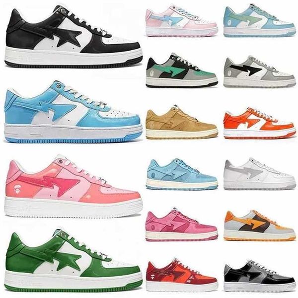 

2023 bapesta designer casual shoes platform sneakers black white sax orange green abc camo purple mens womens plate-forme basketballs shoe t