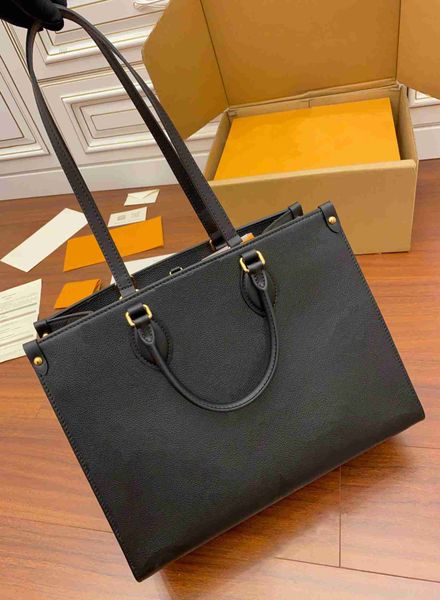 

quality onthego m44925 women luxurys designers bags fashion real leather handbags messenger crossbody shoulder bag totes purse wallets