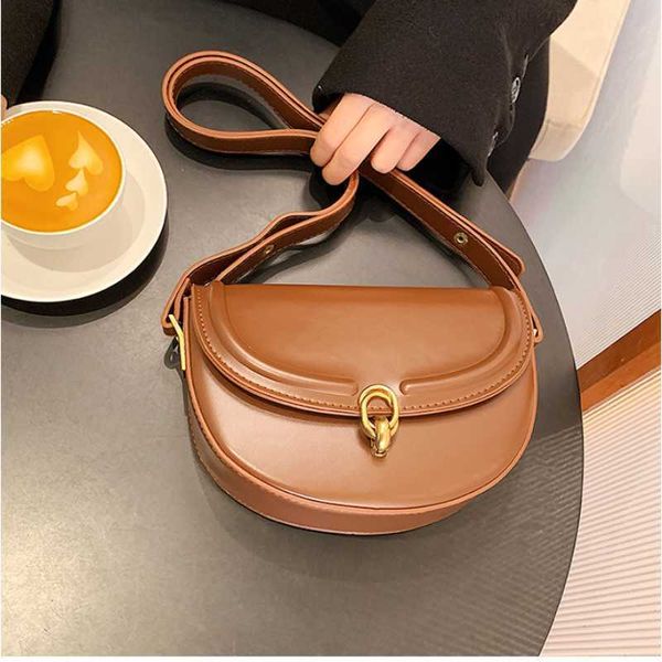 

new glmahua saddle small crossbody bags for women luxury leather satchels shoulder bag ladies handbags wide straps messenger bags 230308