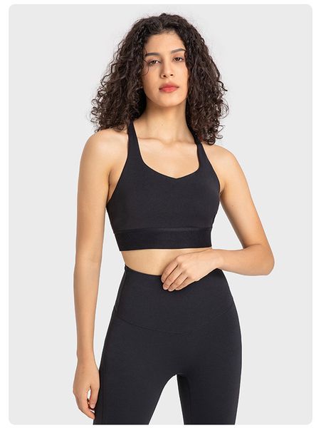 

ll yoga sports cross straps bras back strap cross for women breasted fitness bra women push up seamless sport tank underwear running gymv ll