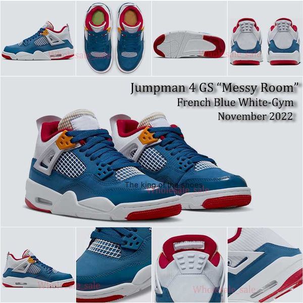

2023 og men basketball shoes black cat military white oreo infrared university blue metallic womens 4s sport sneakers hpfi