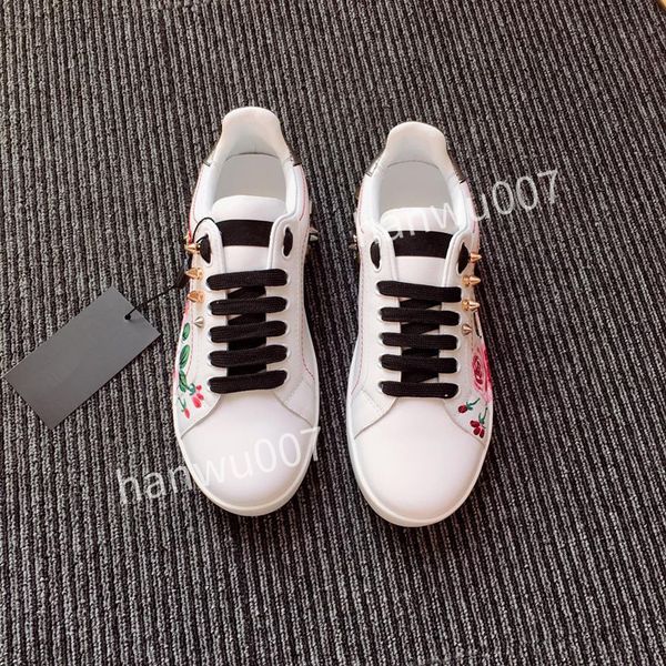 

woman mens white casual shoes desiger genuine leather lace up round toe trainers sneakers runway athletic sport running tennis shoes, Black