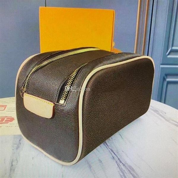 

m47528 king size toiletry bag men extra large wash bag cosmetic toilet pouch women beauty makeup case pochette accessoires double 225k