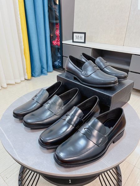 

p8/9model 2023 dress shoes leather brown formal man wedding shoe elegant luxury suit shoes big size fashion party shoes pointed toe flats, Black