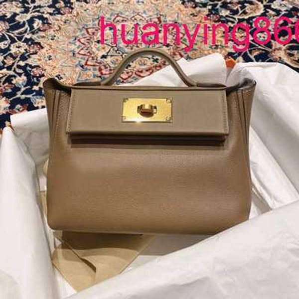

original edition 8a herms's bags for designer woman pure handmade wax thread leather wing second-generation kelys's 2424 mini wome