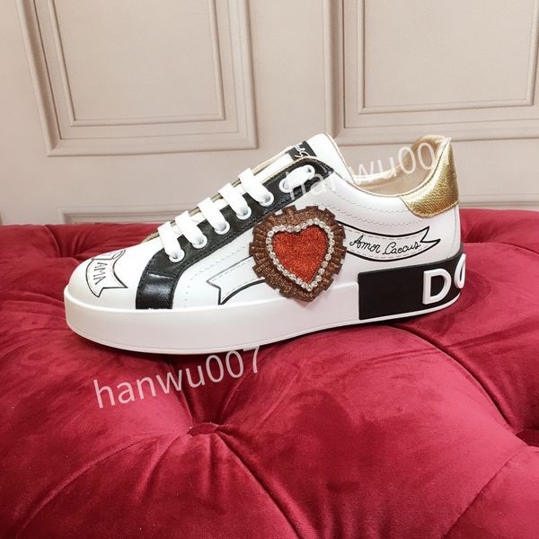 

2023 new mens designer shoes travel leather lace-up sneaker fashion lady flat running trainers letters woman shoe platform men gym sneakers, Black