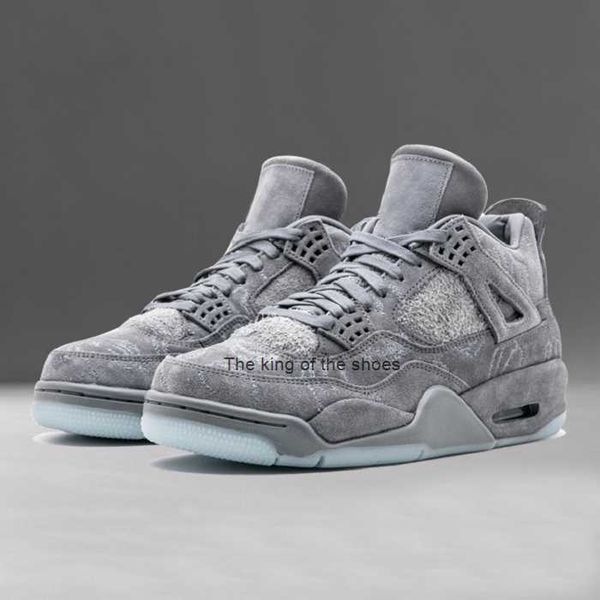 

2023 og 4 4s mens basketball shoes xx kaw cool grey white suede men trainers sports sneakers us 7-13 eur 40-47 fashion outdoor shoe 930155-0